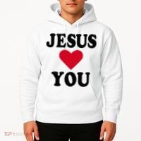 Jesus Loves You Hoodie thumb 2