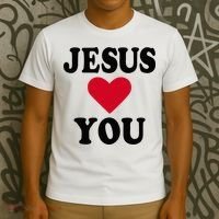 Jesus Loves You T-Shirt thumb 3