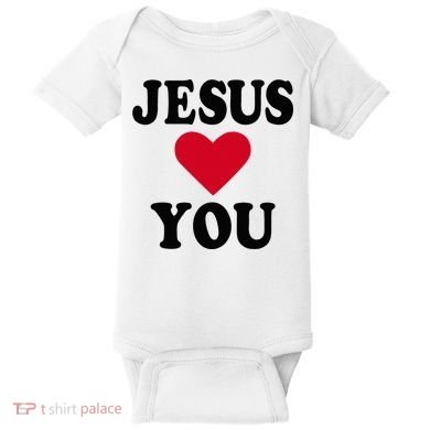Jesus Loves You Baby Bodysuit