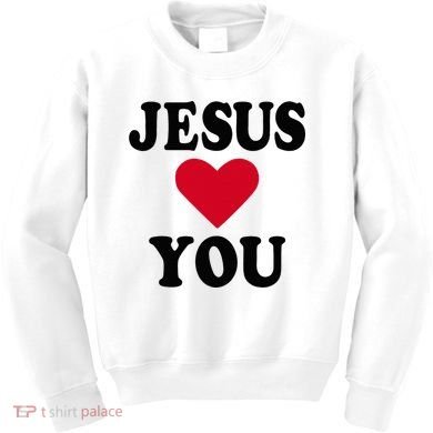 Jesus Loves You Kids Sweatshirt