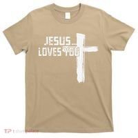 Jesus Loves You Christian Funny Saying Religious Jesus T-Shirt thumb 0