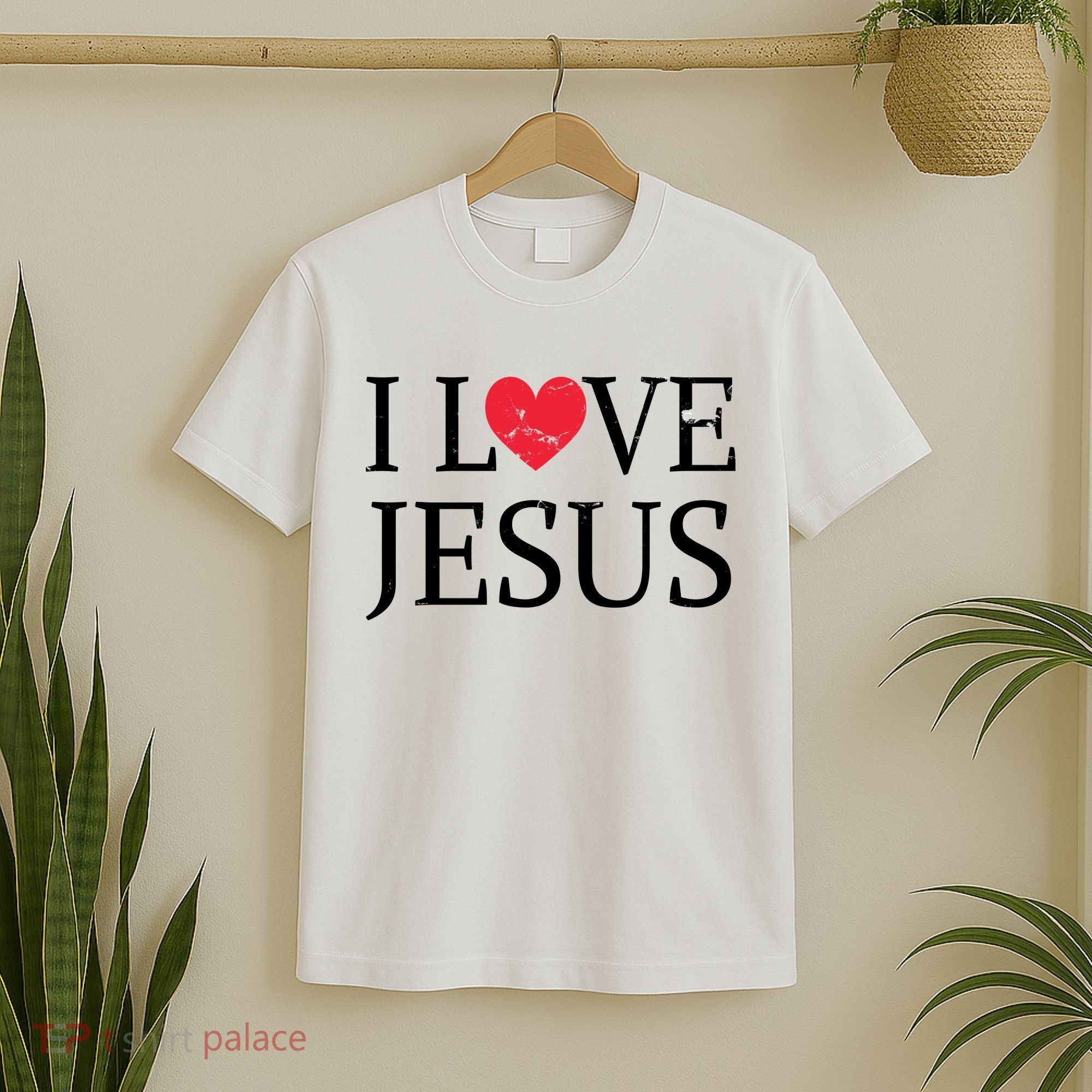 Jesus Loves You Faith Christian Catholic T-Shirt