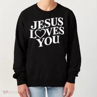 Jesus Loves You Women's Sweatshirt thumb 0