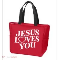 Jesus Loves You Tote Bag thumb 3