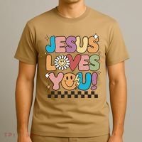 Jesus Loves You Come To Christ Our Lord Christian Catholic T-Shirt thumb 3