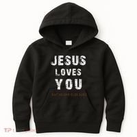 Jesus Loves You But No One Else Does Kids Hoodie thumb 0
