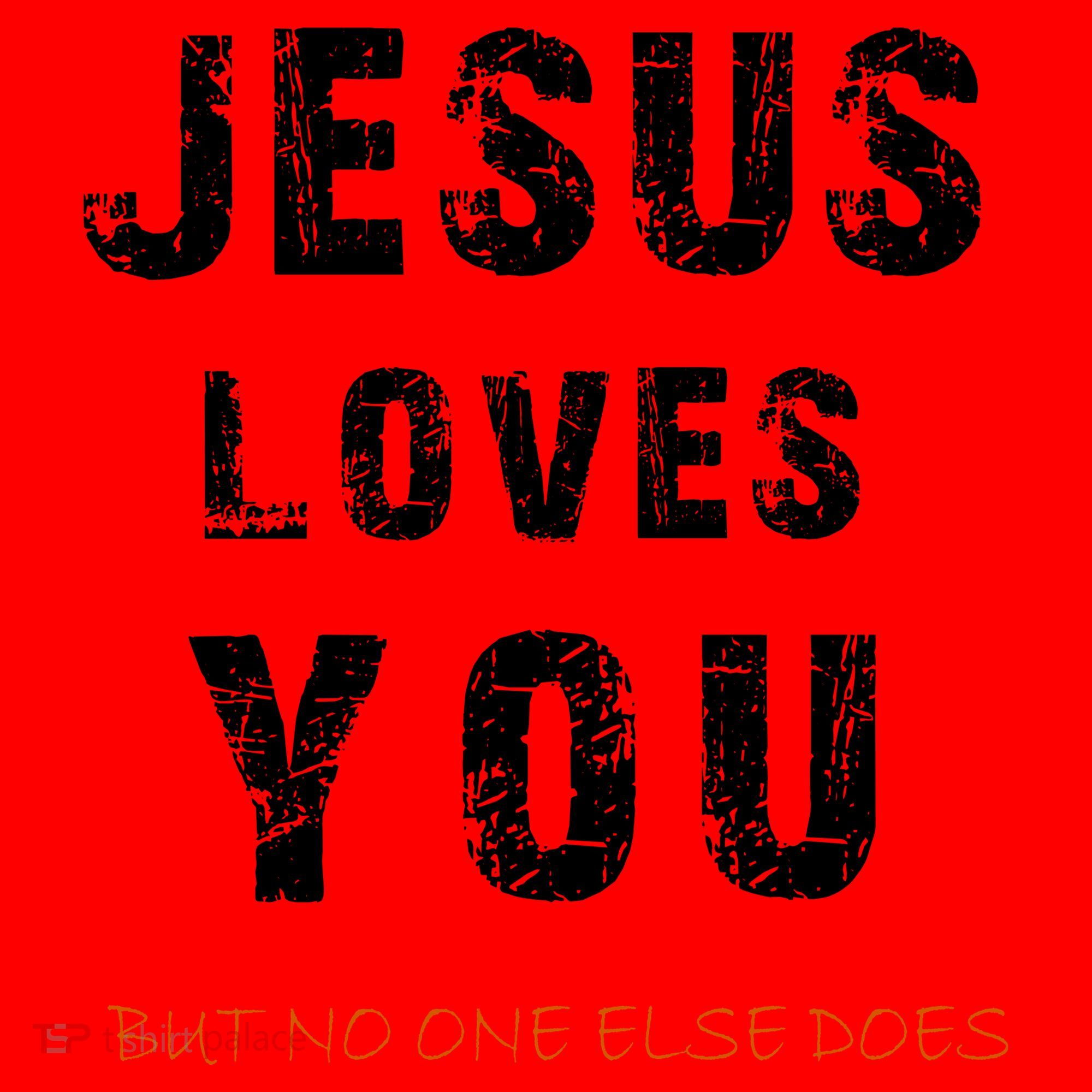 Jesus Loves You But No One Else Does Santa Hat