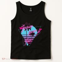 Jesus Loves You 80S Vaporwave Aesthetic Christian Tank Top thumb 2