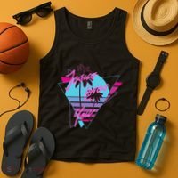 Jesus Loves You 80S Vaporwave Aesthetic Christian Tank Top thumb 4