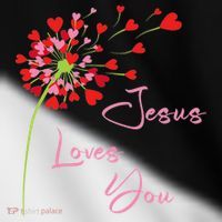 Jesus Loves You, Dandelion Blowing Hearts Christian Toddler Fine Jersey T-Shirt thumb 2
