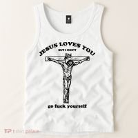 Jesus Loves You But I Dont Tank Top thumb 2