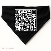 Jesus Loves You QR Code USA-Made Doggie Bandana thumb 0