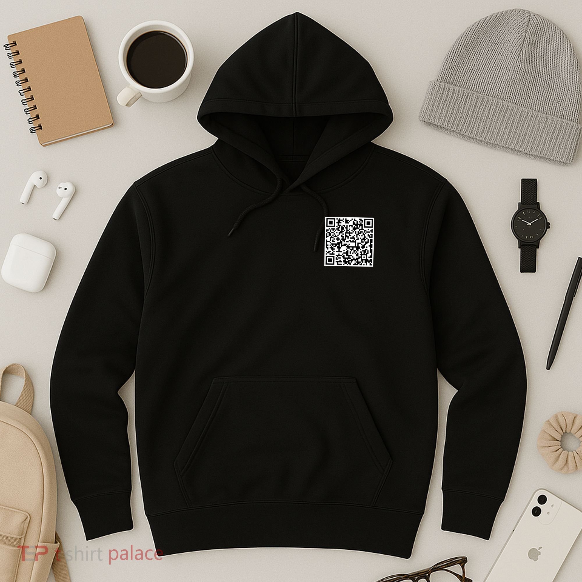 Jesus Loves You QR Code Hoodie