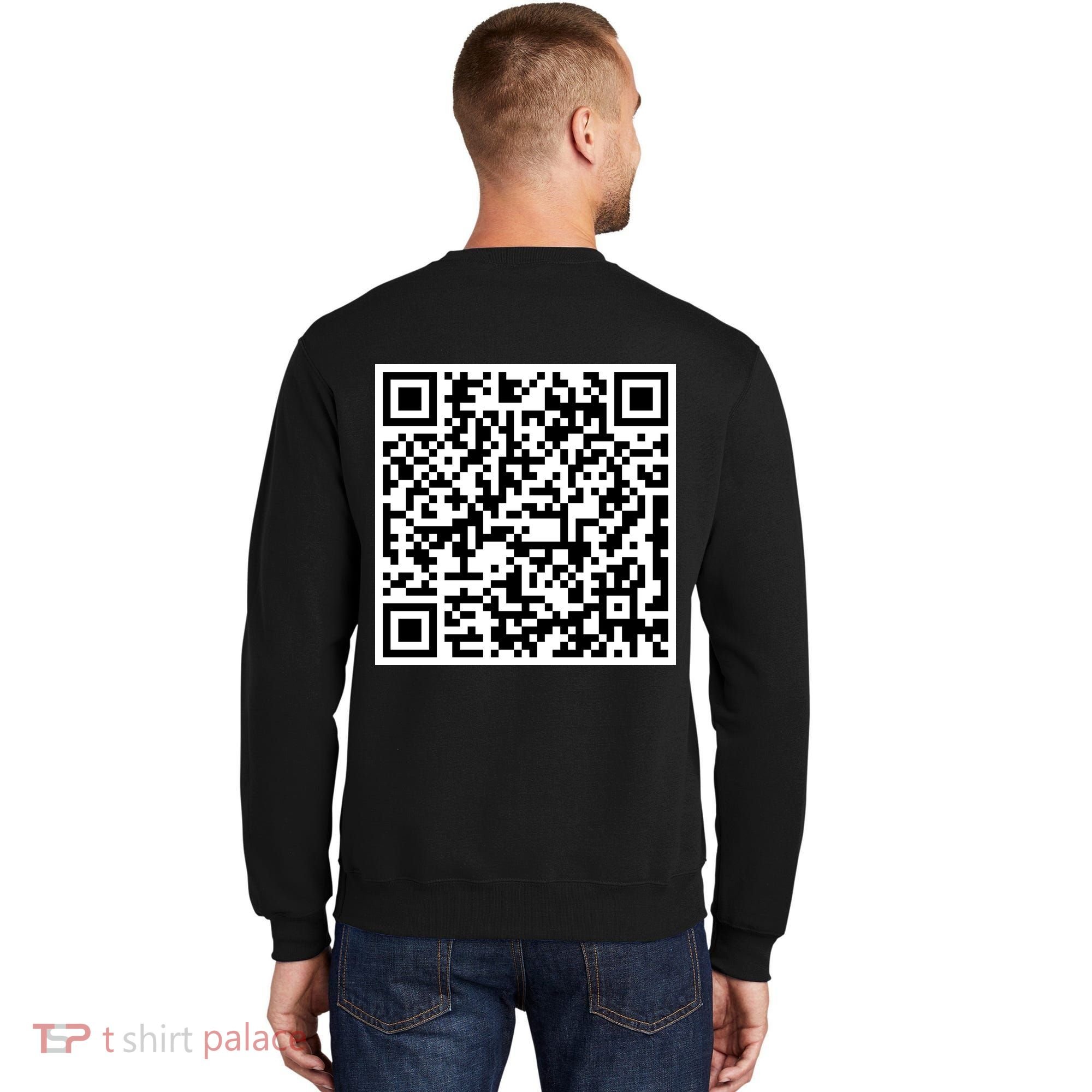 Jesus Loves You QR Code Sweatshirt