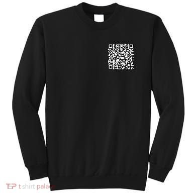 Jesus Loves You QR Code Sweatshirt