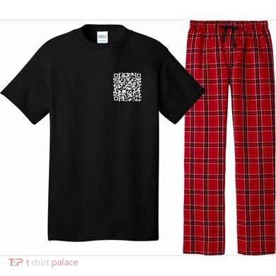 Jesus Loves You QR Code Pajama Set