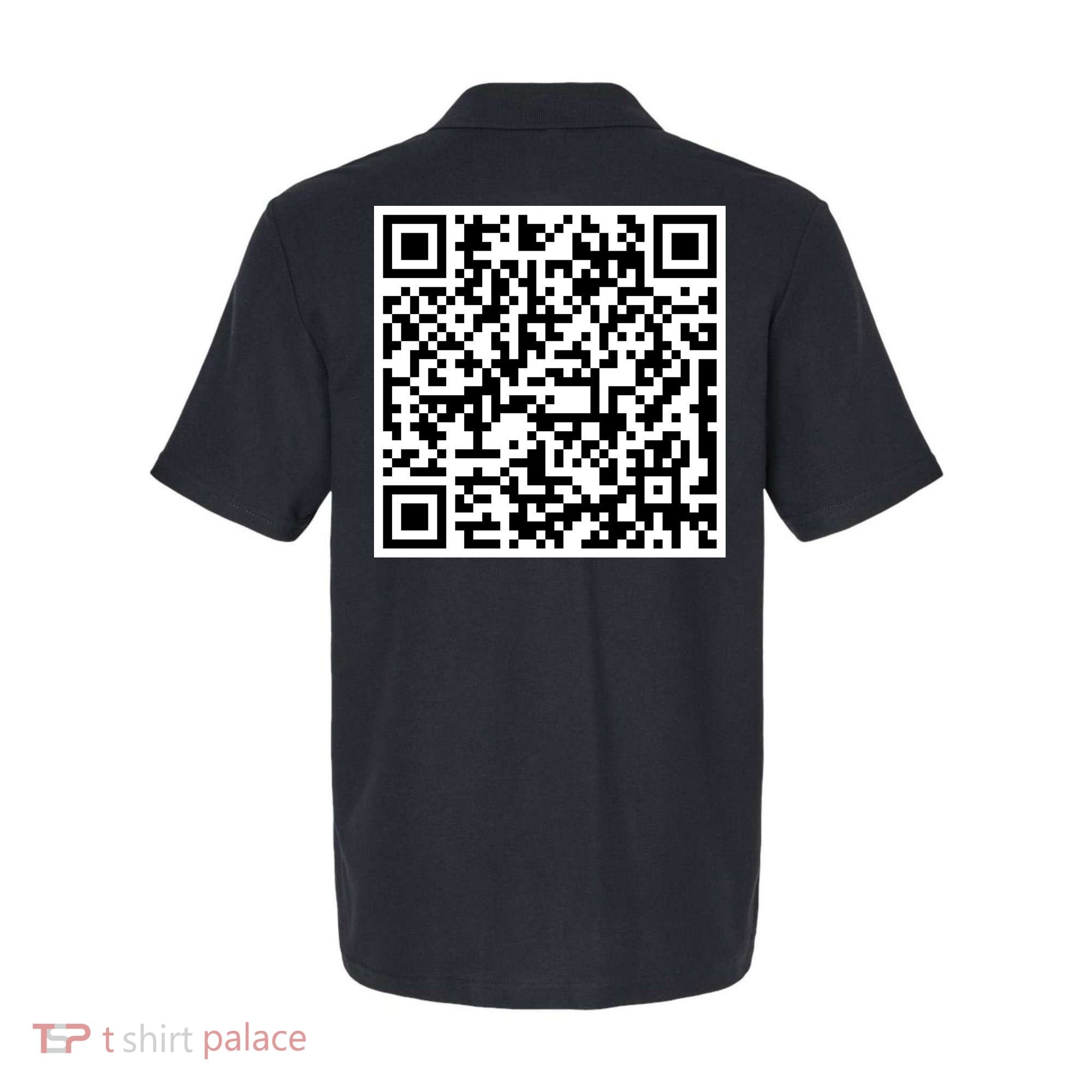 Jesus Loves You QR Code Polo
