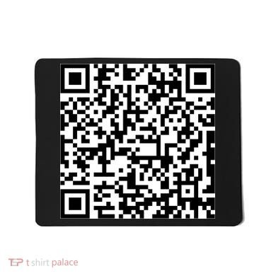 Jesus Loves You QR Code Mousepad