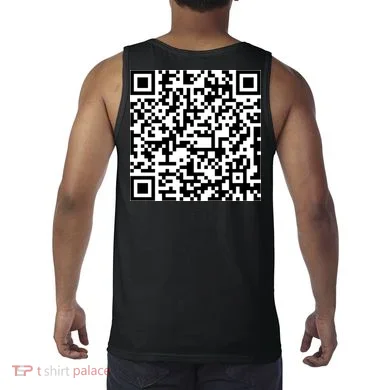 Jesus Loves You QR Code Tank Top back