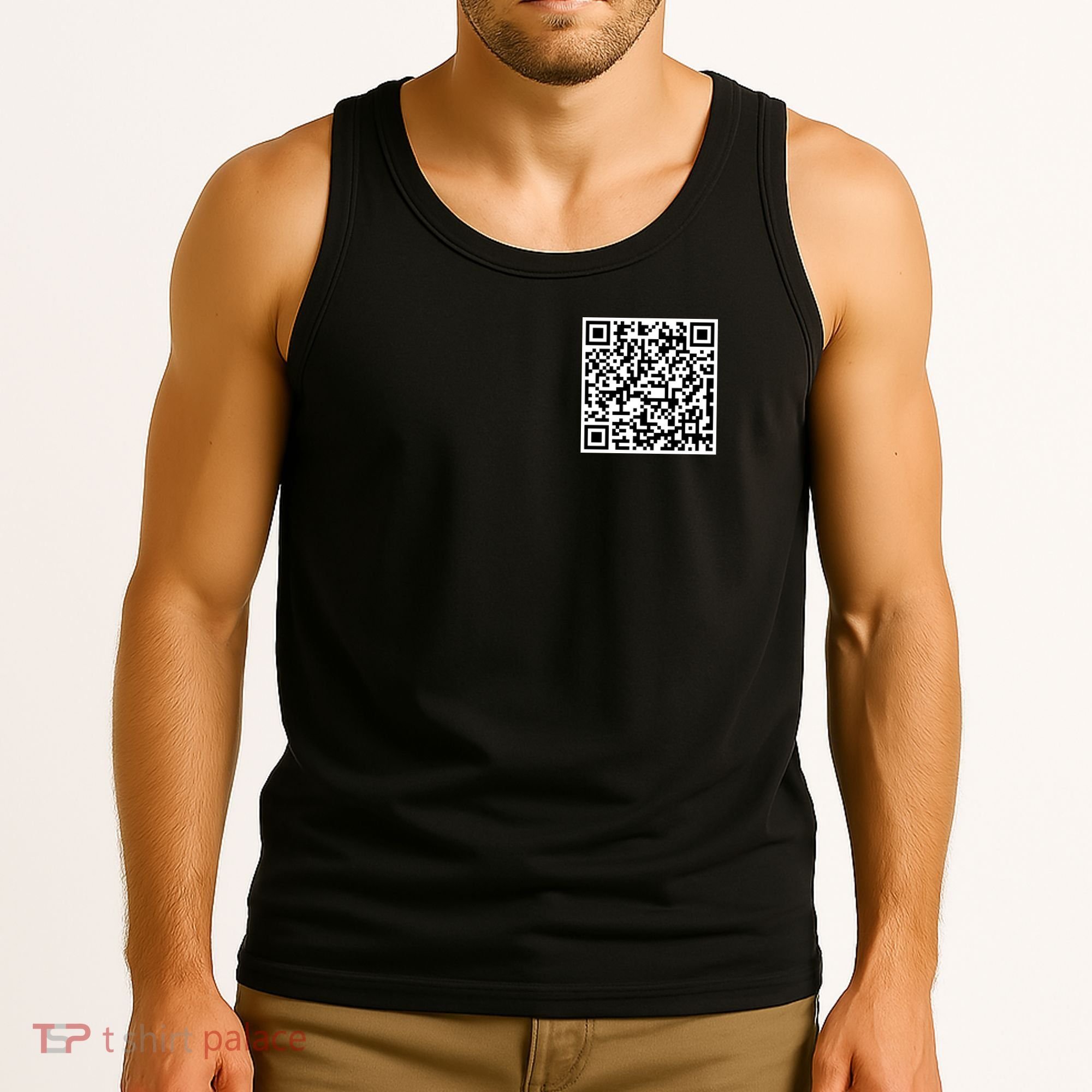 Jesus Loves You QR Code Tank Top