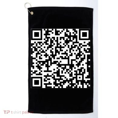 Jesus Loves You QR Code Golf Towel