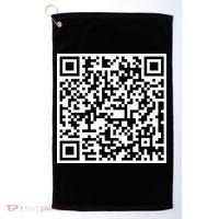 Jesus Loves You QR Code Golf Towel thumb 0