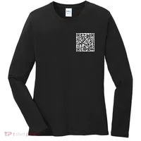Jesus Loves You QR Code Women's Long Sleeve Shirt thumb 0