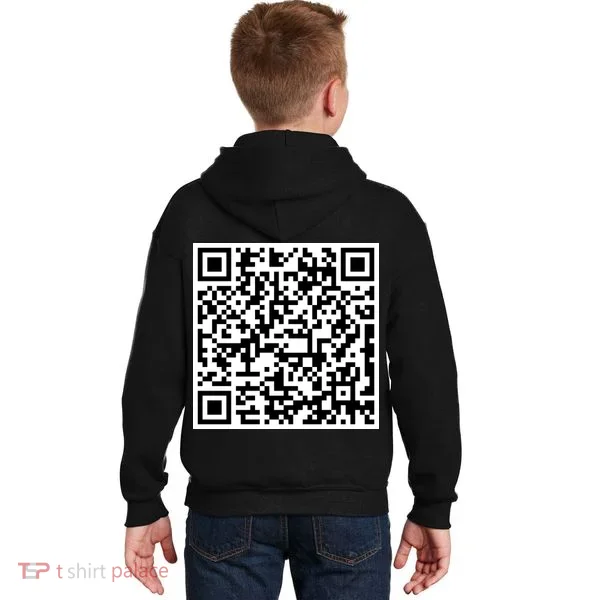 Jesus Loves You QR Code Kids Hoodie