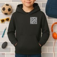 Jesus Loves You QR Code Kids Hoodie thumb 4