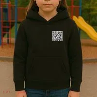 Jesus Loves You QR Code Kids Hoodie thumb 5