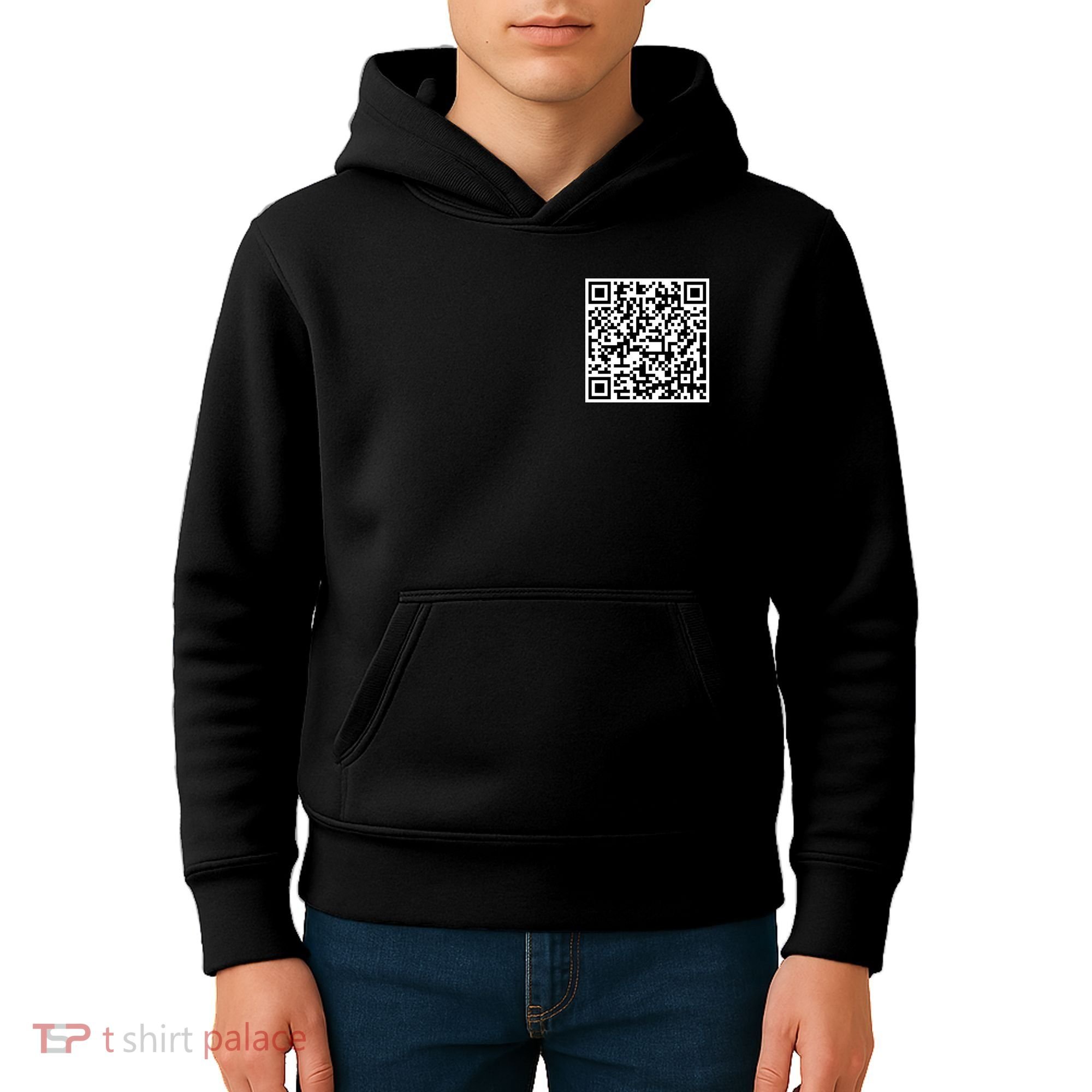 Jesus Loves You QR Code Kids Hoodie