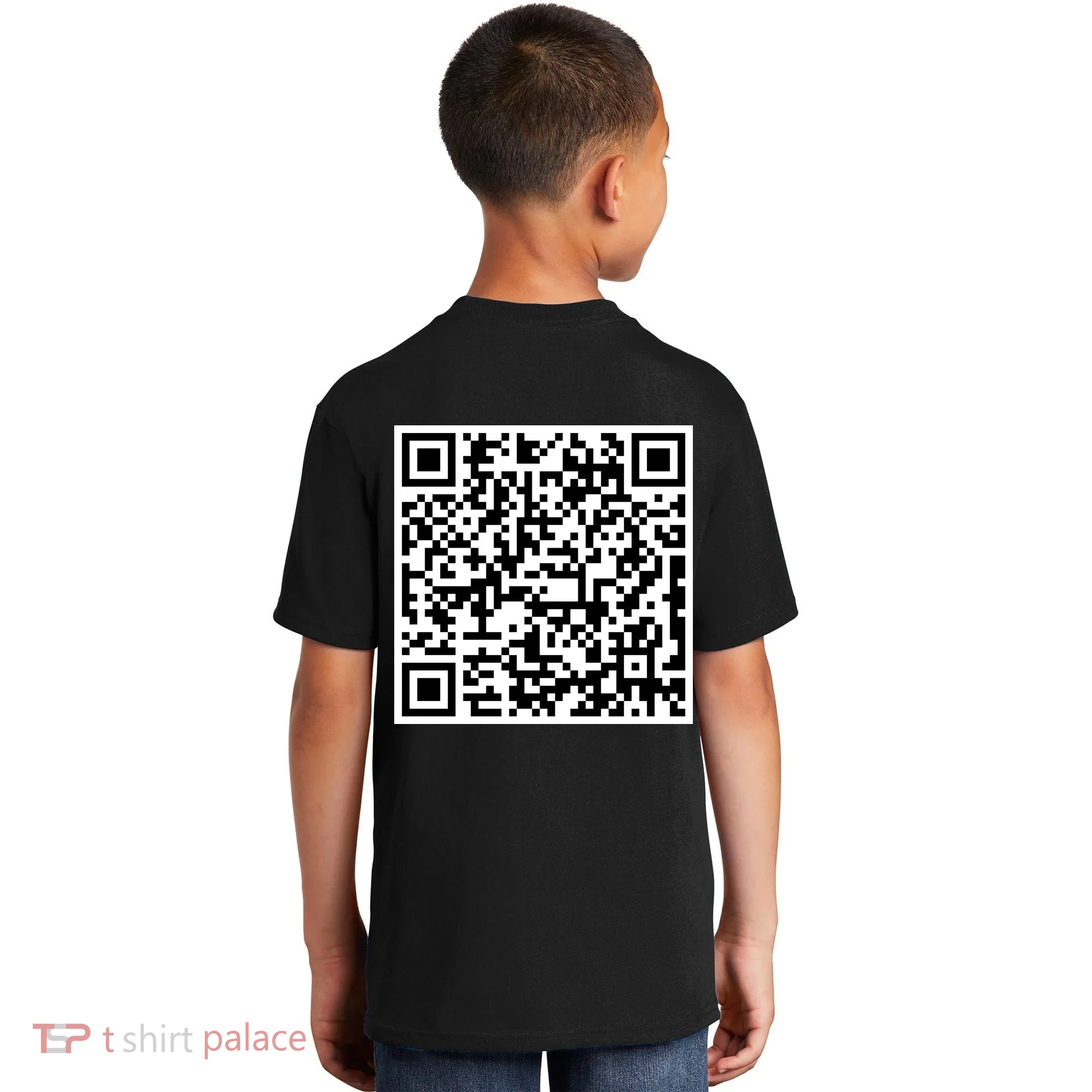 Jesus Loves You QR Code Kids T-Shirt