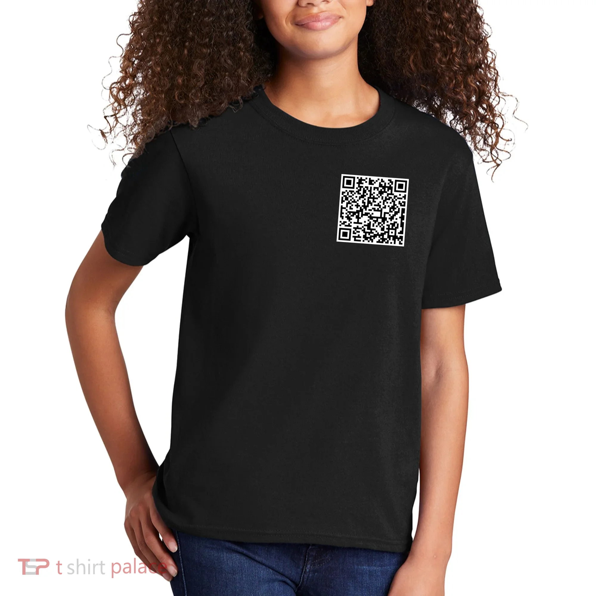 Jesus Loves You QR Code Kids T-Shirt