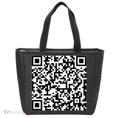 Jesus Loves You QR Code Tote Bag