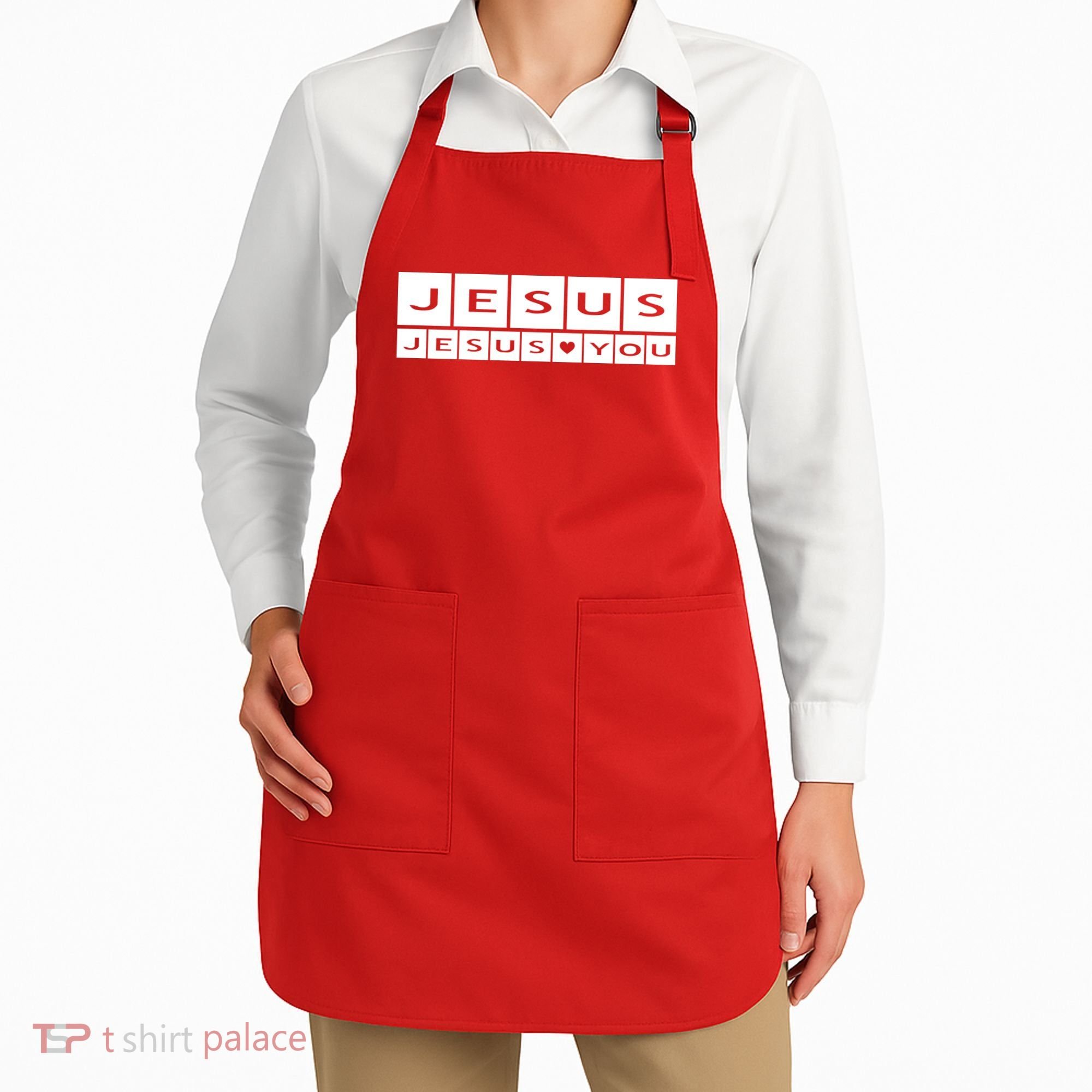 Jesus Loves You Apron