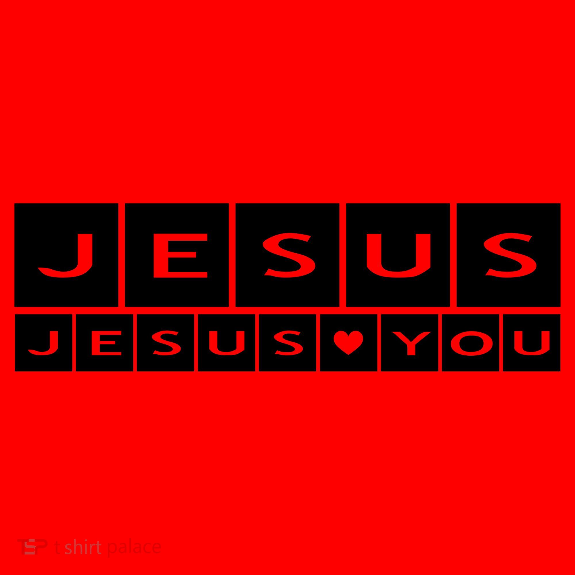 Jesus Loves You Santa Hat