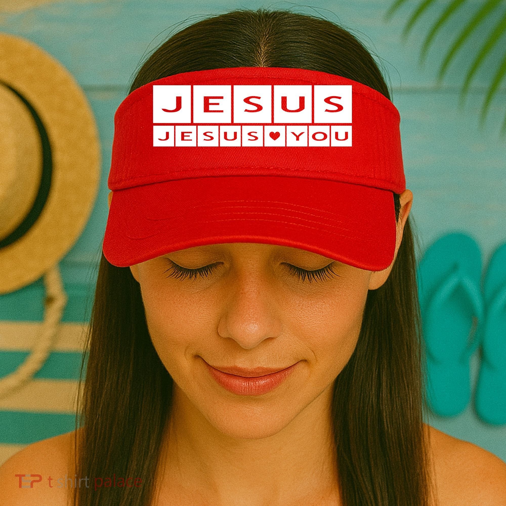 Jesus Loves You Visor