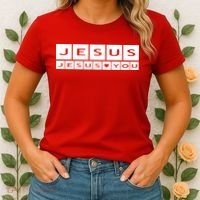 Jesus Loves You Women's T-Shirt thumb 2