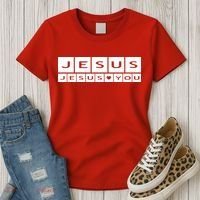 Jesus Loves You Women's T-Shirt thumb 3