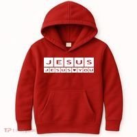 Jesus Loves You Kids Hoodie thumb 0