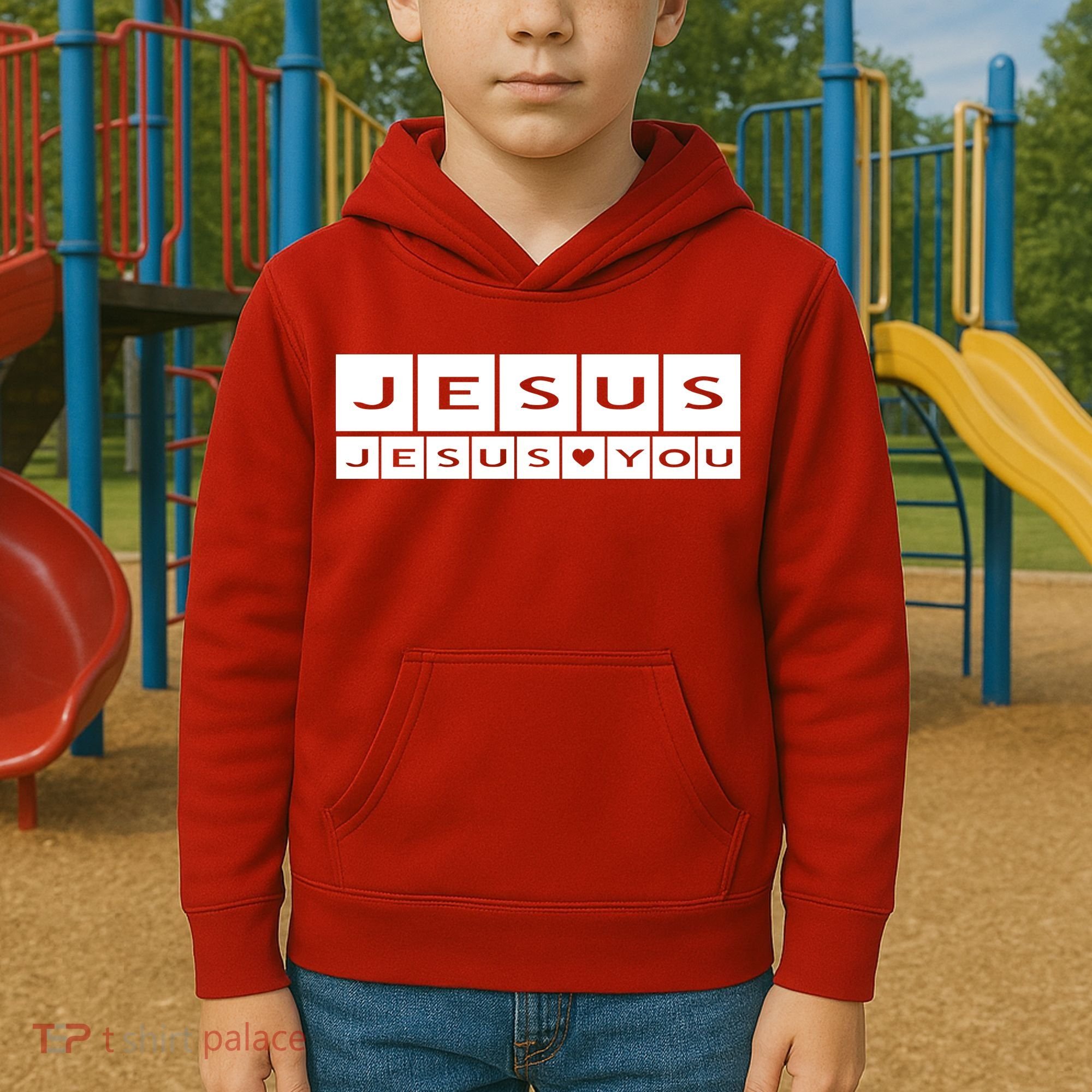 Jesus Loves You Kids Hoodie