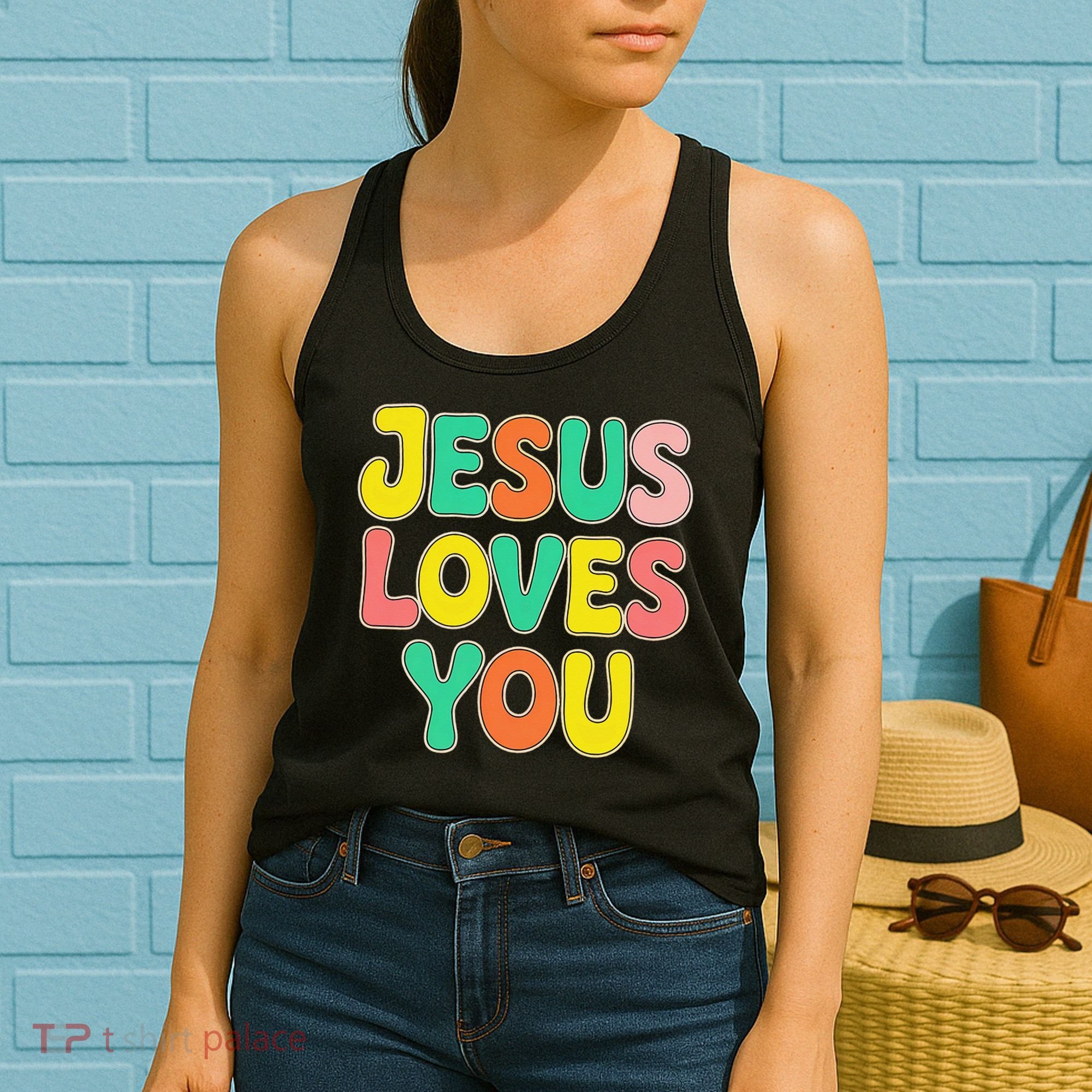 Jesus Loves You Faith And Inspiration Women's Tank Top