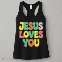 Jesus Loves You Faith And Inspiration Women's Tank Top thumb 3