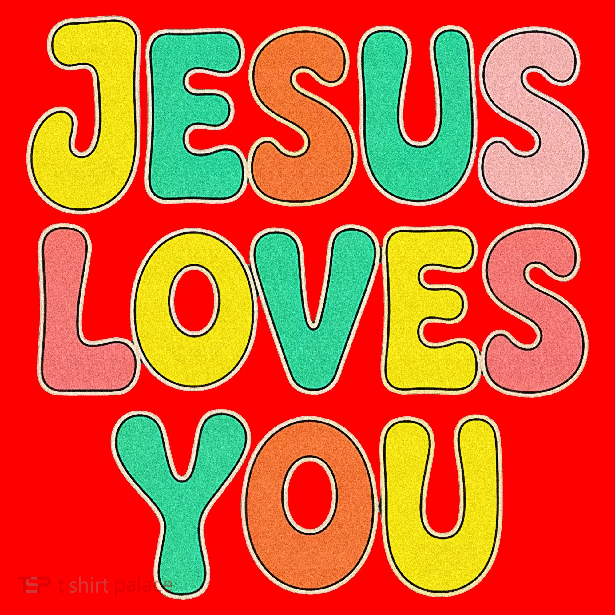 Jesus Loves You Faith And Inspiration Santa Hat