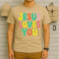 Jesus Loves You Faith And Inspiration T-Shirt thumb 6