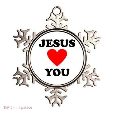 Jesus Loves You Come As You Are Ornament
