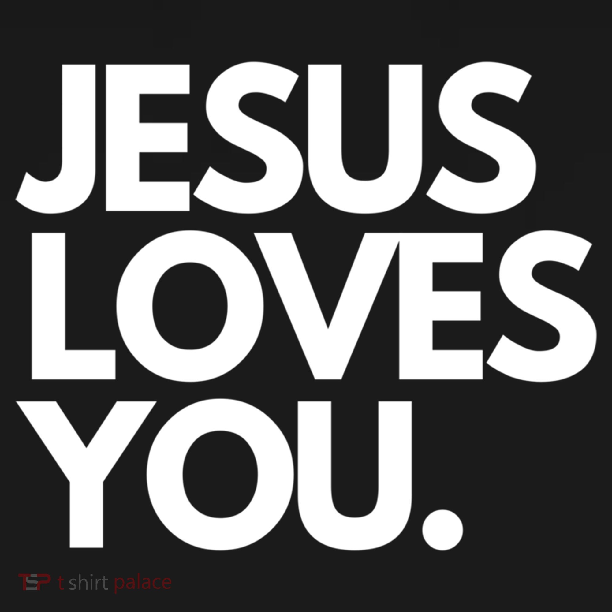 Jesus Loves You Christian Cute Gift Drawstring Bag