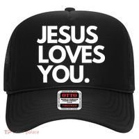 Jesus Loves You Christian Cute Gift Hat thumb 0