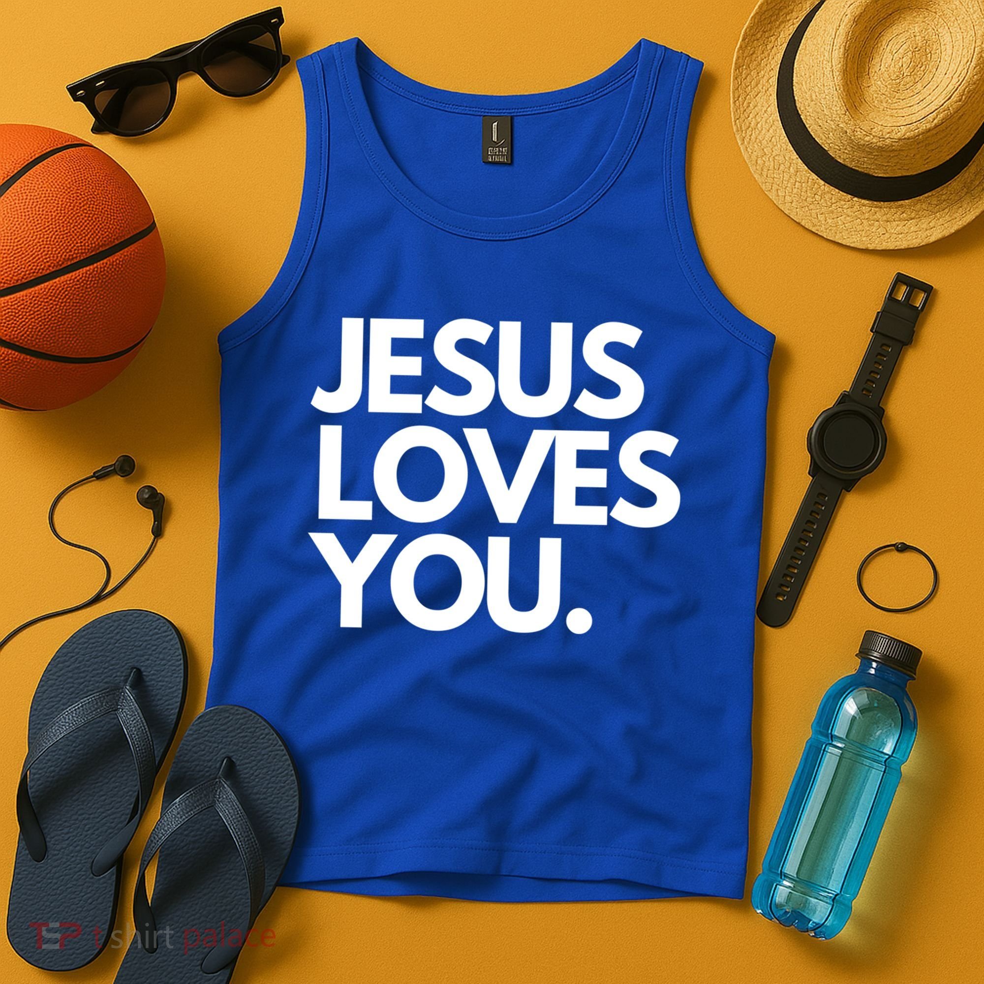 Jesus Loves You Christian Cute Gift Tank Top