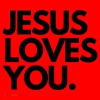 Jesus Loves You Christian Cute Gift Santa Hat thumb 1